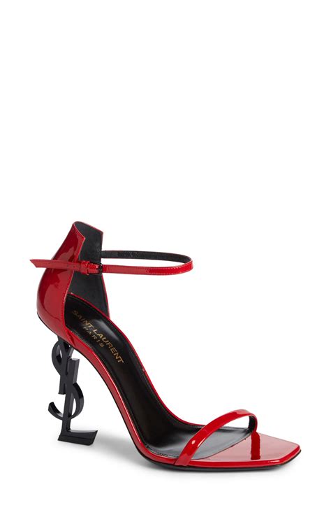 ysl red patent shoes|saint laurent opyum shoes.